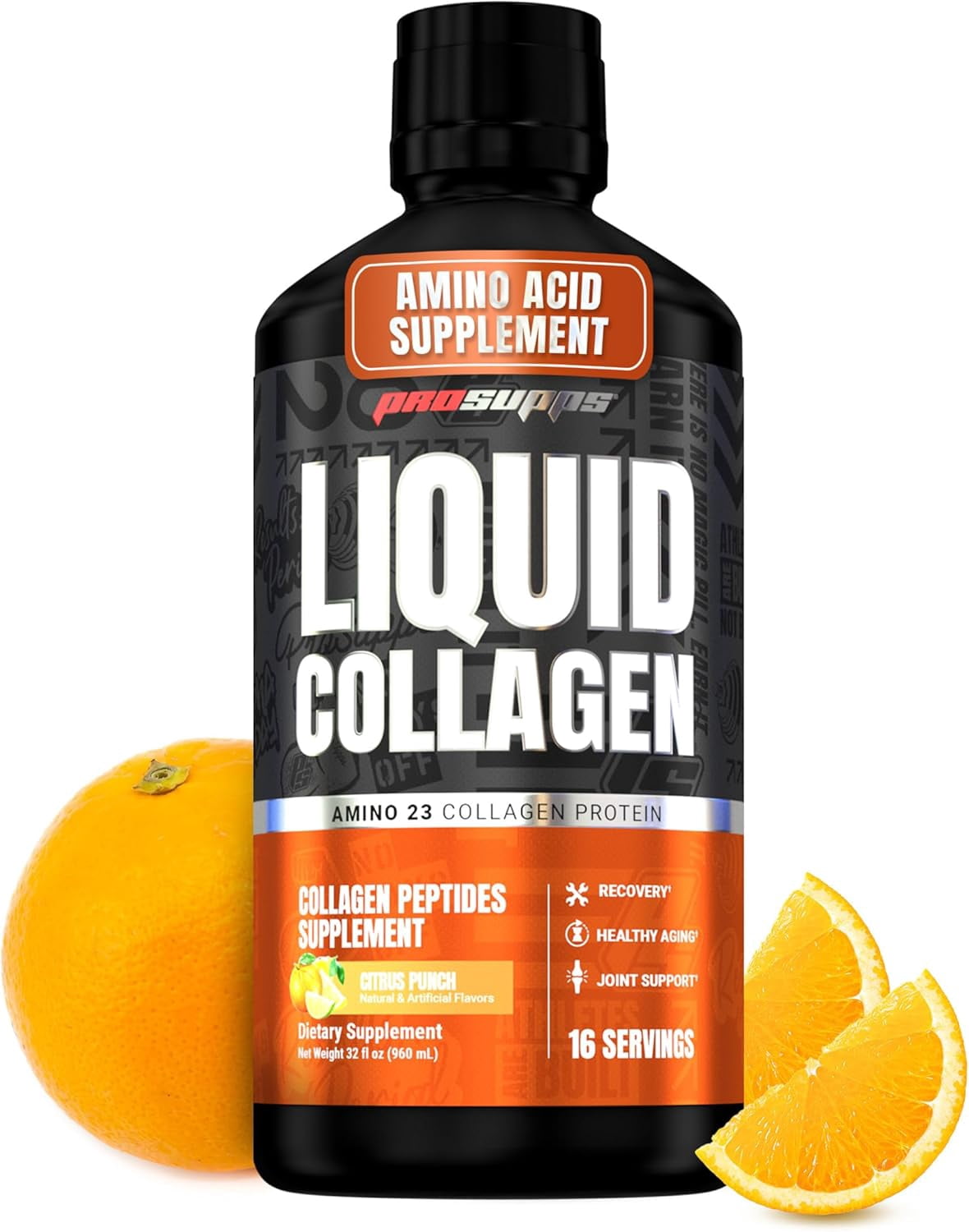 ProSupps L-Carnitine 3000, Metabolic Energizer Liquid Shots, Dragon Fruit,  Sugar-Free, 16 fl oz
