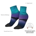 thumbnail image 6 of Fuzoiu Night At Lake Aurora Print Adult Socks, Crew Moisture-wicking Socks, Unisex Cushion Crew Socks,Casual Sports Ankle Socks, 6 of 7