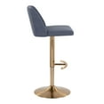 thumbnail image 5 of Toriano Adjustable Bar Stool, Gold Bar Stools, Bar Chairs, Swivel Bar Stools, Bar Stools Set of 2, 5 of 6