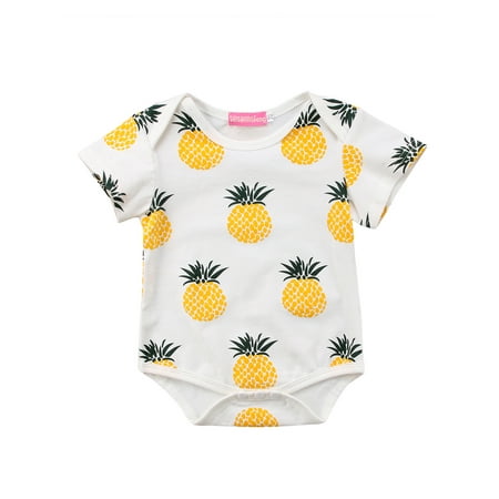 

ZAXARRA Cute Newborn Kids Baby Boys Girls Infant Romper Jumpsuit Bodysuit