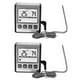 thumbnail image 1 of 2Pcs TP710 Digital Cooking Meat Thermometer, Large LCD Backlight Food Thermometer with Stainless Steel Probe, 1 of 5