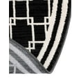 thumbnail image 4 of Jill Zarin Uptown Collection Area Rug - Metropolitan (4' 1" Round Black/Ivory), 4 of 6