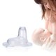 thumbnail image 4 of 6pcs Feeding Transparent No Spill Replacement Baby Soft Silicone Spout, 4 of 5