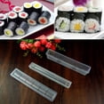 thumbnail image 3 of de fabricación pa principiantes, 3 piezas / juego de de fabricación , herramienta de plástico antiadherente pa Macarena fabricante de rollos de arroz de sushi diy, 3 of 8