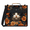 Black, variant on Jiaoprinted Elk Deer Zipper Binder, Dreamcatchers 3 D-Ring Binder, Multi-Pocket Expanding Organizer Bag with Handle and Shoulder Strap for Travel Work