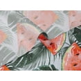 thumbnail image 5 of oneOone Velvet Light Grayish Blue Fabric Monstera Leaves & Watermelon Fruits Sewing Fabric By The Yard Printed Diy Clothing Sewing Supplies 58 Inch Wide, 5 of 5