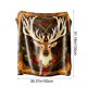 thumbnail image 3 of CaiYueKe Christmas Flannel Throw Blanket - Soft Plush Blanket with Festive Snowman Digital Print, Warm Cozy Holiday Decor for Bed Sofa Living Room, Seasonal Winter Home Decorations Gift, 3 of 8