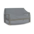 thumbnail image 7 of COVERS&ALL Outdoor Loveseat Sofa Cover, 12 Oz Waterproof UV & Weather Resistant Patio Furniture Bench Cover Outdoor Use with Air Vent & Drawstrings (54"W x 35"H x 37"D x 15"FH, Grey), 7 of 7