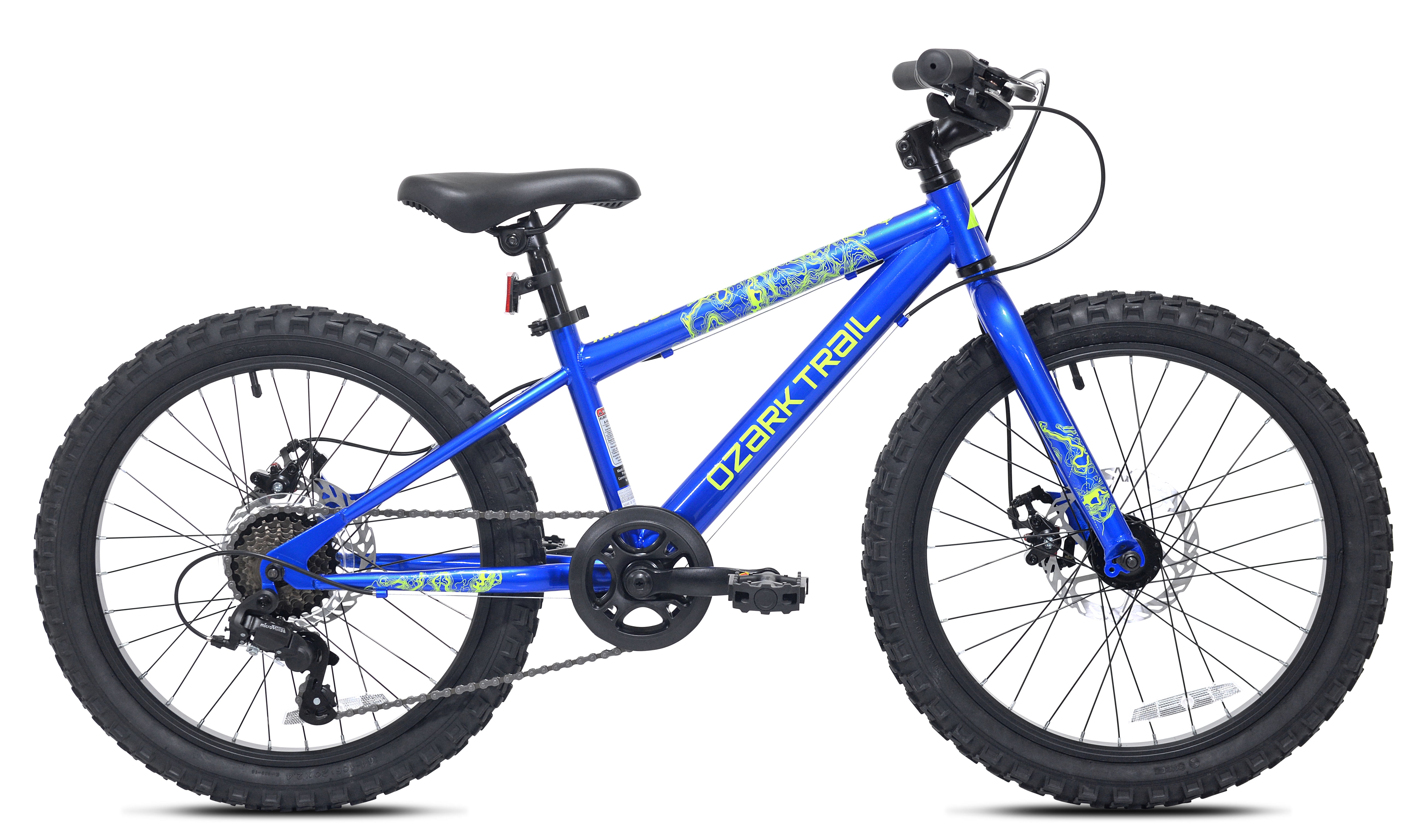 GTM 26 Folding Mountain Bike 7 Speed Shimano Hybrid Suspension High Tensile Frame Adjustable Handle Seat Black Walmart