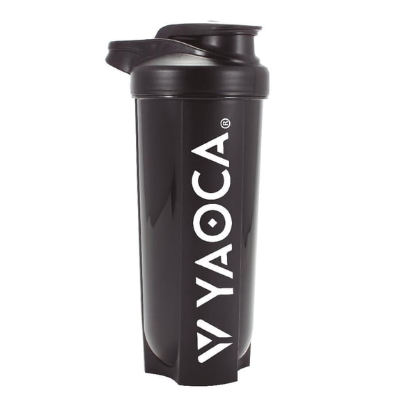 Vaso mezclador YAOCA shaker negro capacidad 700 ml