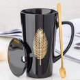 thumbnail image 1 of Mug Coffee Cup Cute Drinking Cup Ceramic Cup Gift Box Set Also Can Be Used For Microwave Heating, 1 of 9