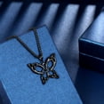 thumbnail image 5 of Celtic Knot Butterfly Necklace 18K Gold Plated Irish Trinity Knot Butterfly Jewelry for Women Men, 5 of 7