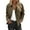 Army Green, variant on MaFYtyTPR Women's Coat Cropped Classic Lapel Collar Casual Jackets With Checkered Lining Jacket Coats Army Green L