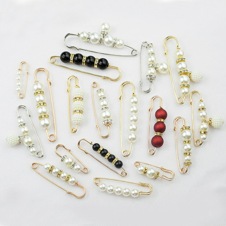 Decorative Safety Pins, Safety Pin Brooches