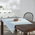 thumbnail image 3 of VHC Brands Annie Buffalo Check Blue Table Topper 40x40, Kitchen and Dining Room Decor, Tabletop Accessory, Cotton, Annie Buffalo Check Collection, Square 40x40, Dusk Blue, 3 of 3