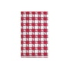 Plastic Tablecovers, Red Gingham Pattern, 54 x 108