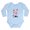 Sky Blue, variant on CafePress - Chatty Pig Long Sleeve Infant Bodysuit - Long Sleeve Cotton Baby Bodysuit