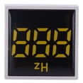 thumbnail image 1 of LED, AC 100~380V 20~75Hz Square Digital Display LED Indication Light Frequency Measuring Device, Indicator Lights, 1 of 8