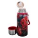 thumbnail image 3 of Water Bottle Stainless Steel Wide Mouth Metal Bottle Floral Design For Drinks Leakproof Tumbler 600ml 1Set, 3 of 4