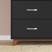 Child Craft Soho 42 Interlocking 3-Drawer Dresser for Nursery or Bedroom, Tip-Resistant, Ebony