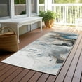 thumbnail image 6 of Addison Rugs Chantille Indoor/Outdoor Transitional Abstract Gray Washable Runner Rug, 2'3" x 7'6", 6 of 6
