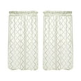 thumbnail image 2 of Home Textile Curtain Clearance Curtains Window Screens Short Curtains Rod Curtains Kitchen Coffee Curtains Bedroom Curtains 24 X 35 Inch 2 Panels, Home Textile Curtain, 2 of 4