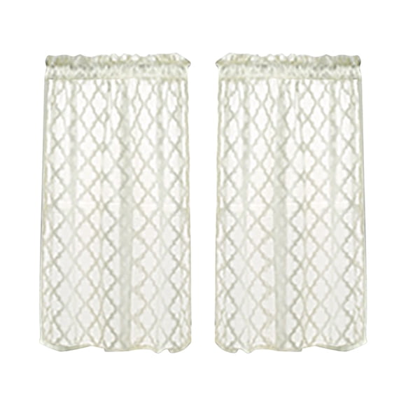 Hearth & Gear Curtains Window Screens Short Curtains Rod Curtains Kitchen Coffee Curtains Bedroom Curtains 24 X 35 Inch 2 Panels Curtains for Wide Windows Curtain for Shower Curtains 84 Inches Long 2