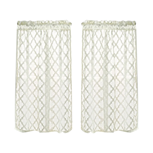 Cortinas Cortinas cortas Cortinas para barra Cortinas para cocina Cortinas para dormitorio 24 x 35 pulgadas 2 paneles