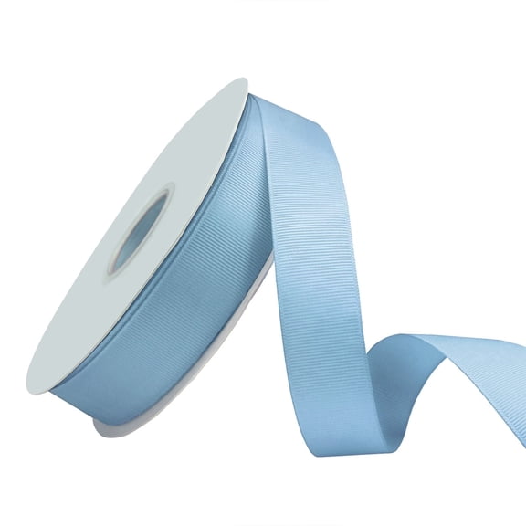 GTYBOVA 1 inch Dusty Blue Grosgrain Ribbon 50 Yards for Gift Wrapping Weddings DIY Floral Decor Sewing & More