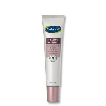 Face Serum by Cetaphil, Healthy Radiance Antioxidant-C Serum, Visibly Reduces Look of Dark Spots and Hyperpigmentation, Designed for Sensitive Skin, Hypoallergenic, Fragrance Free,1 oz