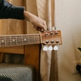 thumbnail image 4 of GOOHOCHY Clavijas de afinación de clavijas de 5 piezas Banjo Claves con 4 bujes para bajo de guitarra HA103 (plateado), 4 of 8