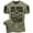 T-Shirt Military Green Branded, variant on Gymish One More Rep, Bro! Workout T-Shirt, Funny Gym Shirts, Lifting T-Shirt, Deadlift