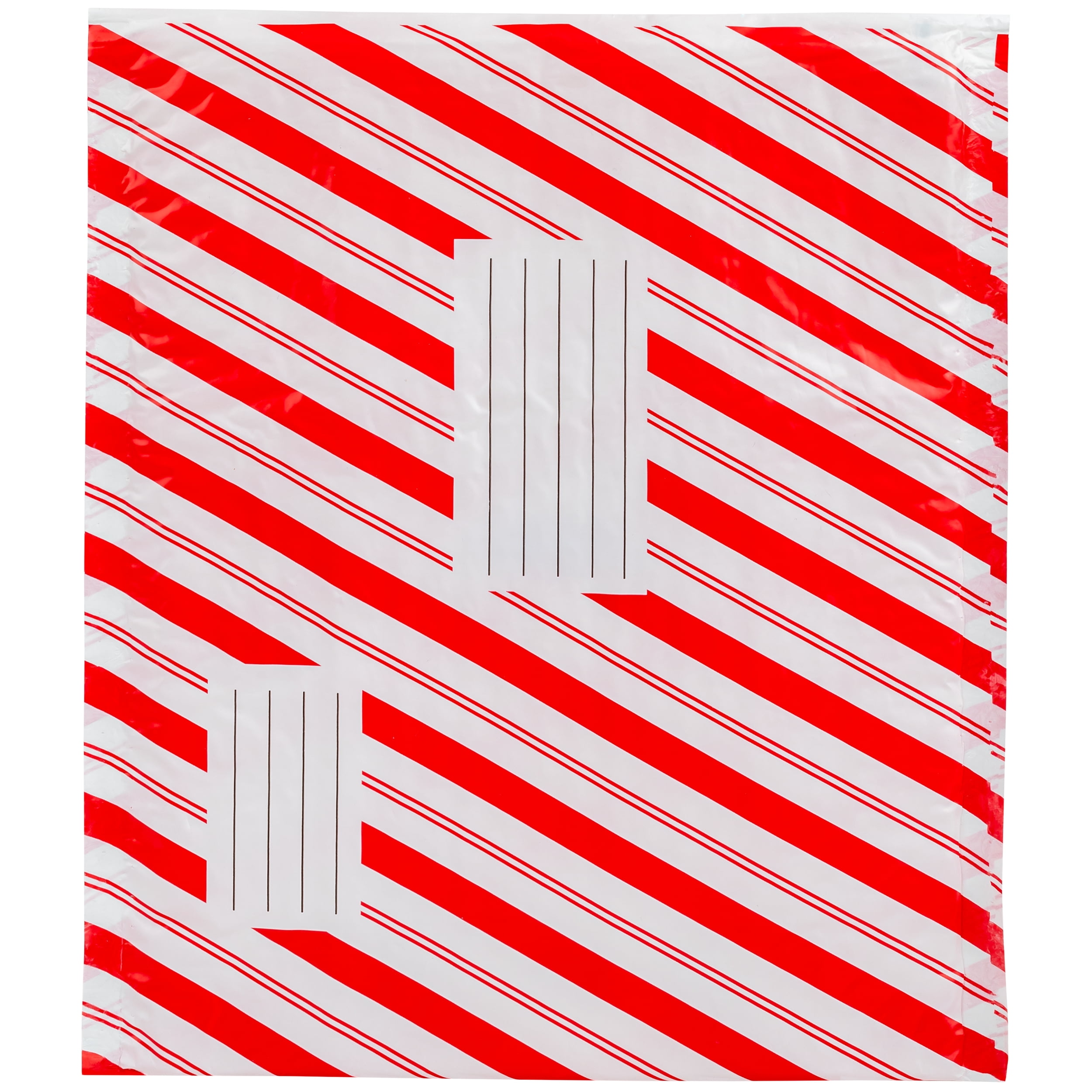 Duck Self-Seal Poly Bubble Mailer #2, 8.5" x 11", Candy Cane Print, 5 Pack