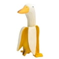 thumbnail image 2 of Banana Duck Statues, Funny Garden Art Gnome Ornaments, Creative Resin Figurines, Suitable for Indoor and Outdoor Decor Such as Fence, Farmhouse, Office, Homes, Garden Gifts Yellow, 2 of 8