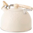 thumbnail image 1 of White Stainless Steel Whistling Kettle for Home Use with Comfortable Handle and Craftsmanship, 1 of 4