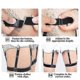 thumbnail image 3 of Men Shirt Stays Shirt Garters For Men Elastic Adjustable Shirt Holders Shirt Stays With Locking Non-slip Clips (1 Pair, Black), 3 of 5