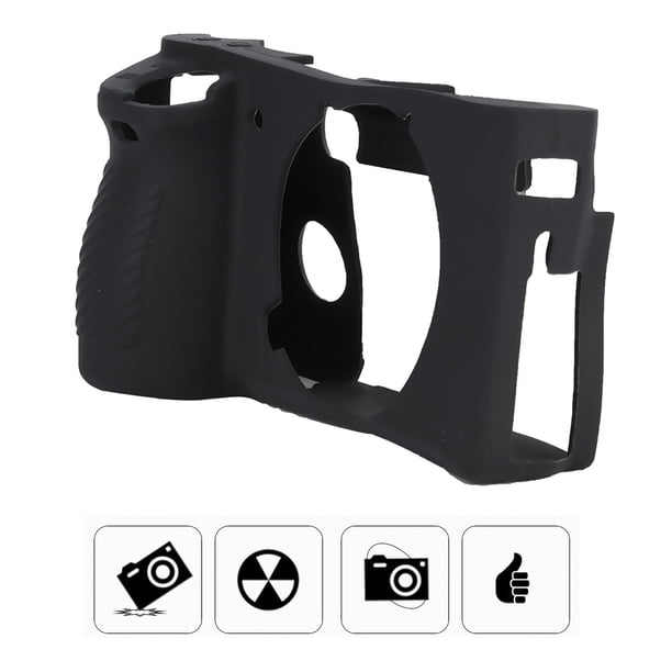Funda para cámara A6500 funda protectora de silicona suave y duradera resistente a los arañazos anticolisión color negro ANGGREK Otros