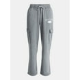 thumbnail image 4 of No Boundaries Mineral Wash Cargo Sweatpants, 29.5'' Inseam, Women's, 4 of 4