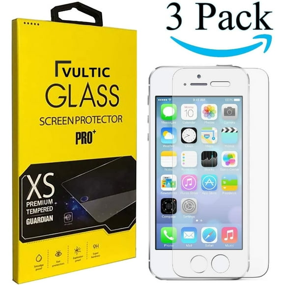 Vultic iPhone SE / 5S / 5 / 5C Screen Protector Tempered Glass [Case Friendly] Film Cover for Apple iPhone SE, iPhone