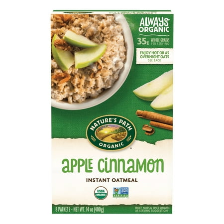 NATURE'S PATH, HOT OATMEAL, APPLE CINNAMON
