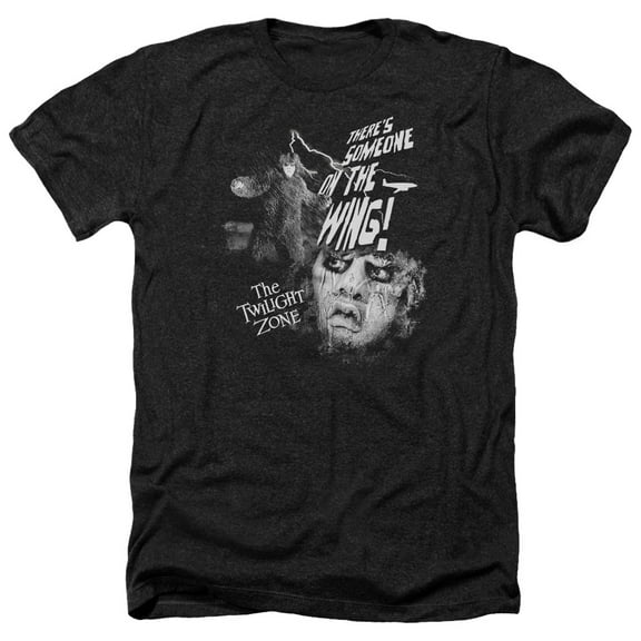 Twilight Zone - Someone On The Wing - Heather Short Sleeve Shirt - X-Large