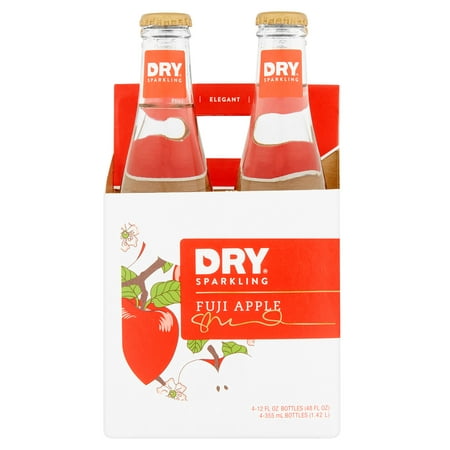 Dry Soda Fuji Apple Dry Sprkl 4Pk,48 Fo (Pack Of