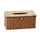 thumbnail image 2 of Caja de pañuelos de papel con cuerda de papel, soporte para papel de seda con tapa y organizador de cuentas para servilletas Estilo D, 2 of 9