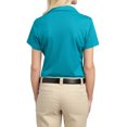 thumbnail image 2 of Mafoose Women's Tech Pique Polo T-Shirt Deep Teal Blue Medium, 2 of 5