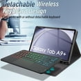 thumbnail image 3 of Funda de teclado DKAHOEE con panel táctil retroiluminado para Samsung Galaxy Tab A9 Plus 11" 2023, 3 of 7