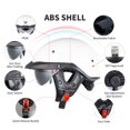 thumbnail image 3 of Medio casco de moto VCOROS VHF04, blanco brillante, XXL DOT, 3 of 5