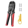 thumbnail image 2 of Alicates para cables de red, , corte, para red telefónica Modular 4p6p8p rojo, 2 of 9