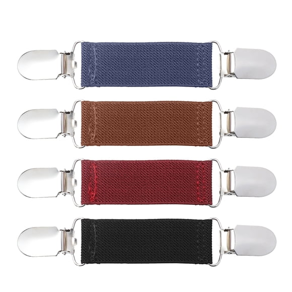 4 Pcs Clips de Chandail Simples Chaînes de Vêtements pour Fêtes en Marron