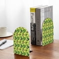 thumbnail image 5 of Lsque Kiwi and Avocado Printed Wood Bookends,Non-Skid Bookend for Shelves,Heavy Duty Support Bookends,Non-Slip Foam Pads for Office, Home, and Library,1 Pair, 5 of 8
