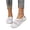 White, variant on Mesh Mules for Women Lace Crochet Closed Toe Mule Sandals Elastic Ankle Strap Breathable Slip On Casual Flats Round Toe Comfortable Summer Shoes Dress Slides Flats Casual Slides Outdoor Flats